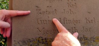 Zeiset name on 1870 memorial