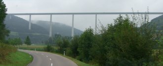 Bridge spanning Kocher valley