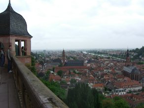 View from Heidelberg castle