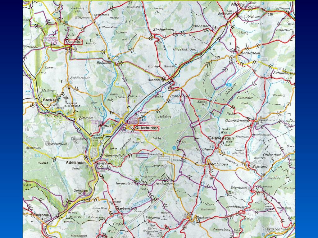 Inset including Sindolsheim and Adelsheim