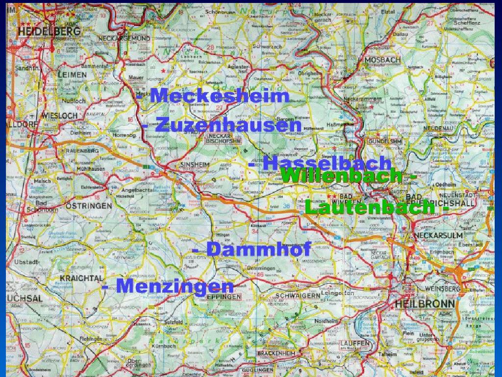 Inset including Lautenbach and Menzingen