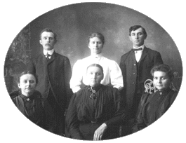 The six immigrant children of  Jakob and Margarethe Zeisset
